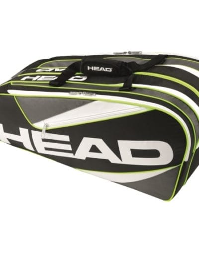 Fitness Mania - Head Elite 9R Supercombi Tennis Racquet Bag - Black/Anthracite