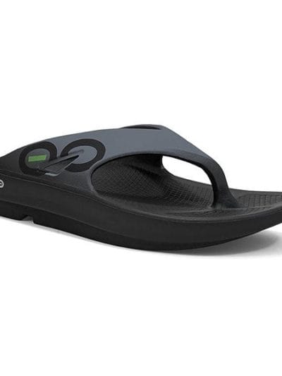 Fitness Mania - OOFOS OOriginal Sport - Unisex Recovery Thongs - Graphite