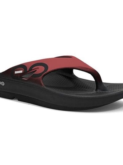 Fitness Mania - OOFOS OOriginal Sport - Unisex Recovery Thongs - Marsala