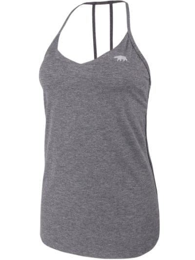 Fitness Mania - Running Bare Fantasia Womens Workout Tank - Grey Marle