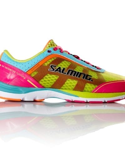 Fitness Mania - Salming Distance 3 - Womens Running Shoes - Pink Glow/Turquoise