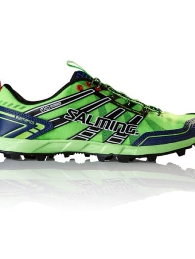 Fitness Mania - Salming Elements - Mens Trail Running Shoes - Green/Blue