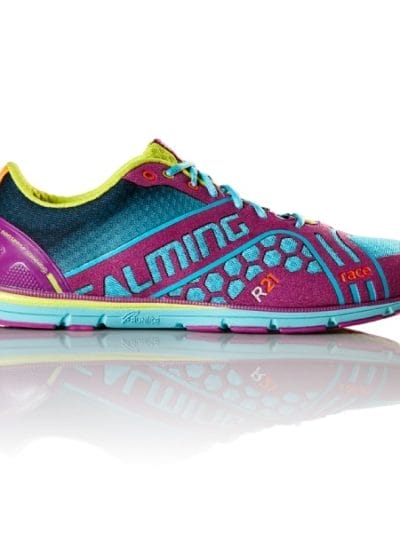Fitness Mania - Salming Race 3 - Womens Running Shoes - Turquoise/Cactus Flower