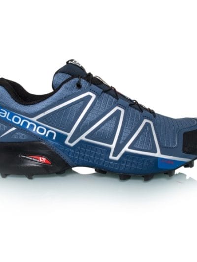 Fitness Mania - Salomon Speedcross 4 - Mens Trail Running Shoes - Slate Blue