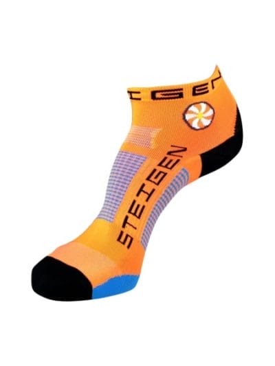 Fitness Mania - Steigen Quarter Length Running Socks - Orange