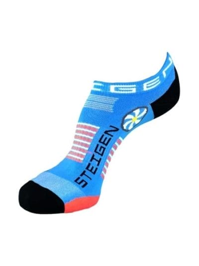 Fitness Mania - Steigen Zero Length Running Socks - Blue