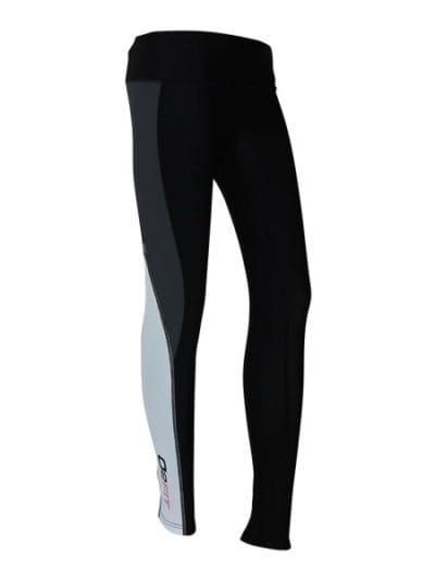Fitness Mania - o2fit Womens High Waist Compression Tights - Black/Grey/White