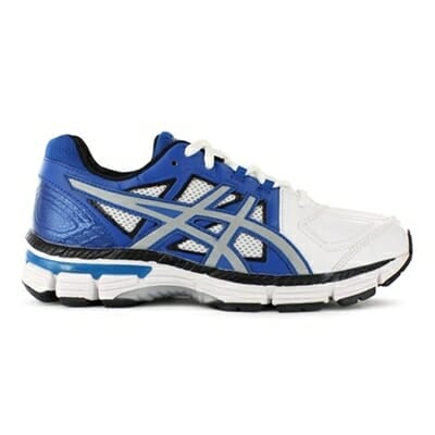 Fitness Mania - ASICS Kids (Boys) GEL-800XTR GS White / Imperial / Silver