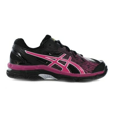 Fitness Mania - ASICS Kids Gel-Netburner Super 6 GS Black/Berry Silver