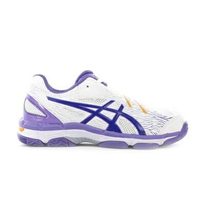 Fitness Mania - ASICS Kids Gel-Netburner Super 6 White/Blue