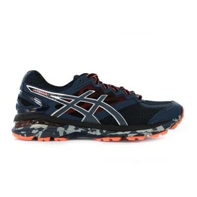 Fitness Mania - ASICS Mens GT-2000 4 Trail (2E) Mediterranean Dark Slate/Hot Orange