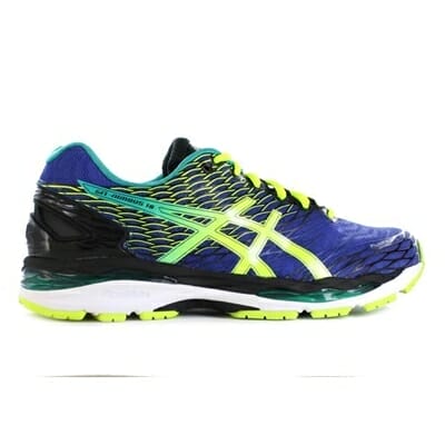 Fitness Mania - ASICS Mens Gel-Nimbus 18 Blue/Flash Yellow/Black