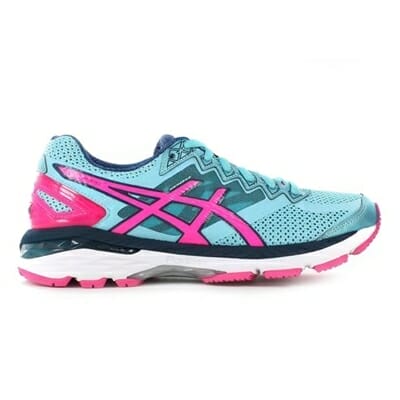 Fitness Mania - ASICS Womens GT-2000 4 Turquoise/Hot Pink/Navy (2A)