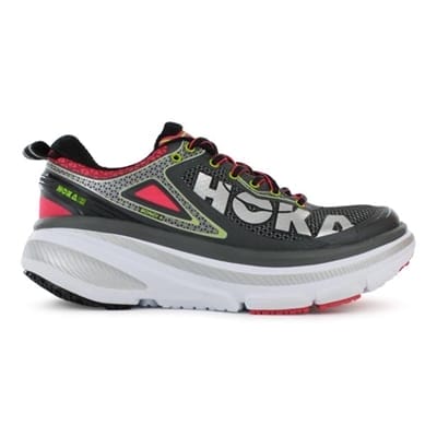 Fitness Mania - HOKA Womens Bondi 4 Grey / Teaberry