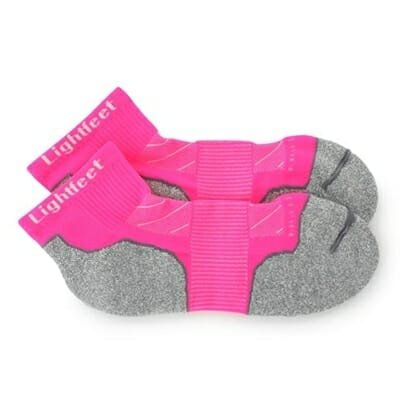 Fitness Mania - LIGHTFEET Evolution Sock Mini Crew Fluro Pink