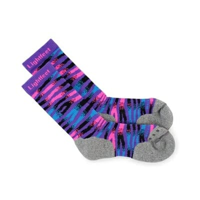 Fitness Mania - LIGHTFEET Womens Predator Crew Fluro Purple