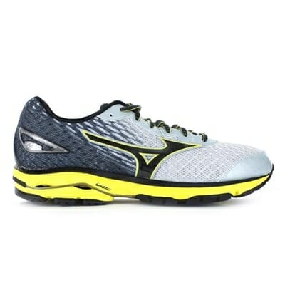 Fitness Mania - MIZUNO Mens Wave Rider 19 Pearl/Blue