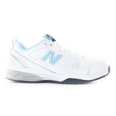 Fitness Mania - NEW BALANCE Womens WX624WB4 (D) White/Blue