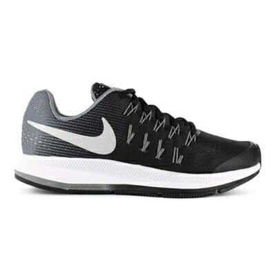 Fitness Mania - NIKE Kids Air Zoom Pegasus 33 Black / Metallic Silver