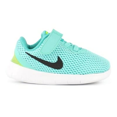 Fitness Mania - NIKE Kids Free RN (Toddler) Hyper Turquoise / Black