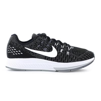 Fitness Mania - NIKE Womens Air Zoom Structure 19 Black/ White/ Dark Grey