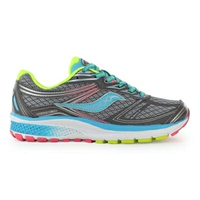 Fitness Mania - SAUCONY Kids (Girls) Guide 9 Grey / Citron
