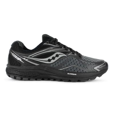 Fitness Mania - SAUCONY Mens Ride 9 Reflex Black / Silver