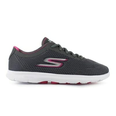 Fitness Mania - SKECHERS Womens GOStep Charcoal / Hot Pink