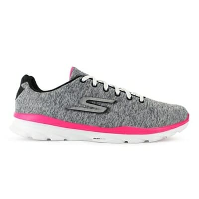 Fitness Mania - SKECHERS Womens Go Fit TR Grey / Hot Pink