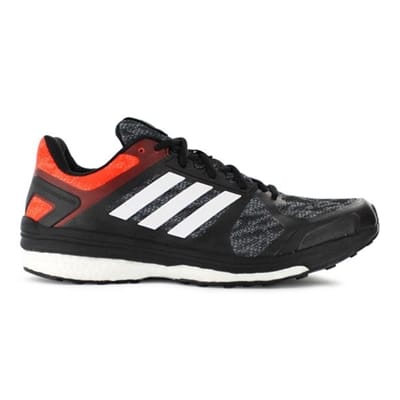 Fitness Mania - adidas Mens Supernova Sequence Boost 9 Core Black / White / Bold Orange