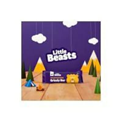 Fitness Mania - Little Beasts Snack Bar - Strawberry & Raspberry - 6 x 30g