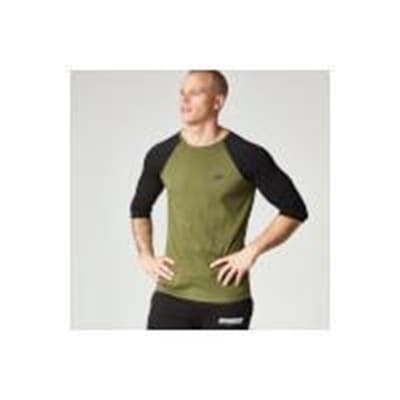 Fitness Mania - Myprotein Men's Core Baseball T-Shirt - Khaki