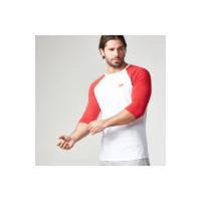 Fitness Mania - Myprotein Men's Core Baseball T-Shirt - Red