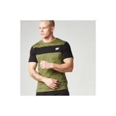 Fitness Mania - Myprotein Men's Core Stripe T-Shirt - Khaki