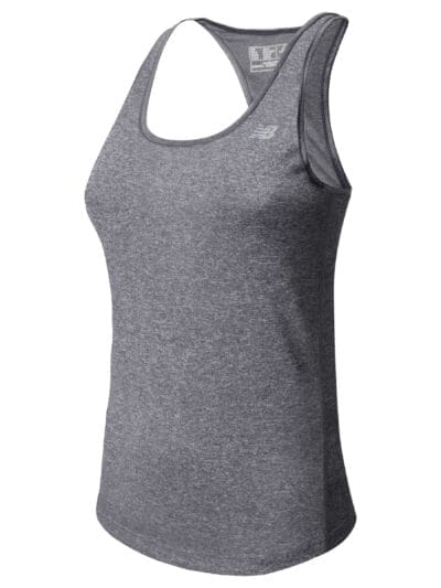 Fitness Mania - New Balance 53179 Women's Heathered Tank - WT53179BKH