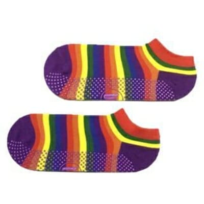 Fitness Mania - Move Active Non-Slip Pilates Socks - Rainbow