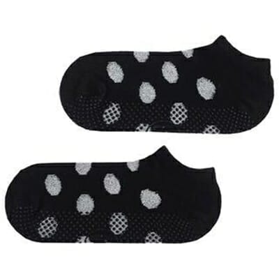 Fitness Mania - Move Active Non-Slip Pilates Socks - Silver Spots