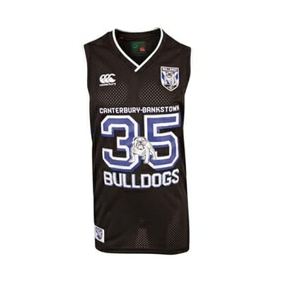 Fitness Mania - Canterbury Bulldogs Basketball Singlet 2017