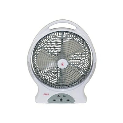 Fitness Mania - Coleman 12 Inch Rechargeable Fan with LED