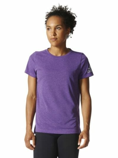 Fitness Mania - Adidas Climachill Womens Running T-Shirt - Chill Shock Purple