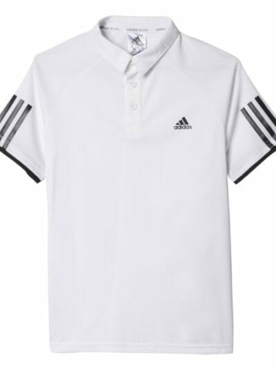 Fitness Mania - Adidas Club Kids Boys Tennis Polo Shirt - White