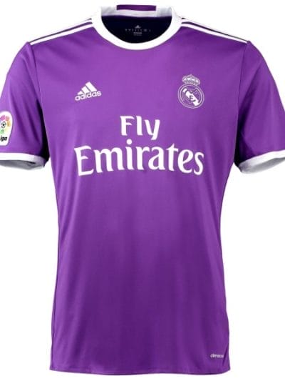 Fitness Mania - Adidas Real Madrid Away 2016/2017 Kids Soccer Jersey - Ray Purple/Crystal White