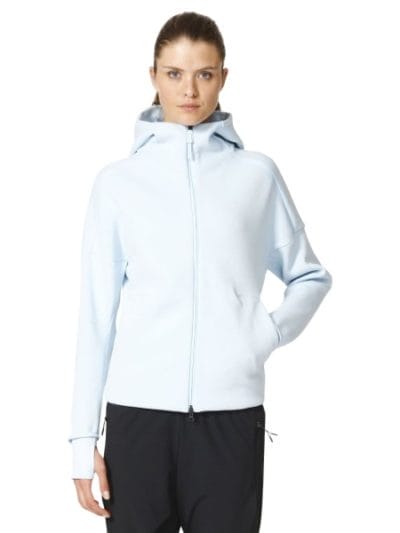 Fitness Mania - Adidas ZNE Womens Training Hoodie - Ice Blue