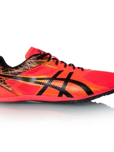 Fitness Mania - Asics Cosmoracer MD - Unisex Middle Distance Track Spikes - Flash Coral/Black