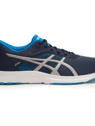 Fitness Mania - Asics Fuzor - Mens Running Shoes - Dark Navy/Silver/Blue Jewel