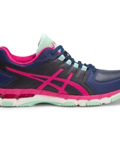 Fitness Mania - Asics Gel 540TR - Womens Leather Cross Training Shoes - Indigo Blue/Sport Pink/Mint