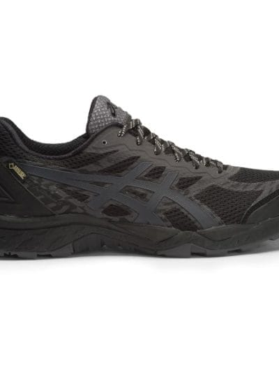 Fitness Mania - Asics Gel Fuji Trabuco 5 GTX - Mens Trail Running Shoes - Black/Dark Steel/Silver