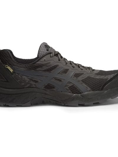 Fitness Mania - Asics Gel Fuji Trabuco 5 GTX - Womens Trail Running Shoes - Black/Dark Steel/Silver