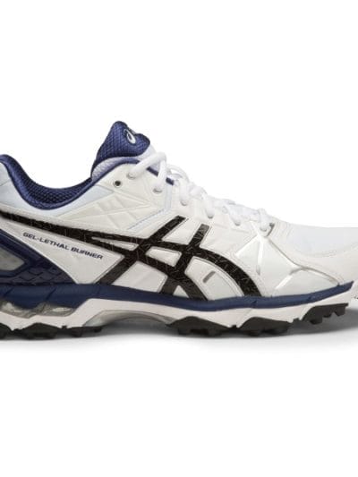Fitness Mania - Asics Gel Lethal Burner - Mens Cross Training and Turf Shoes - White/Black/Blueprint