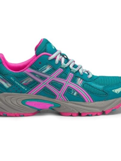Fitness Mania - Asics Gel Venture 5 - Womens Trail Running Shoes - Ocean Depth/Pink Glow/Aruba Blue
